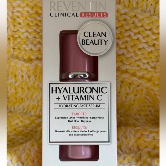 Reventin Other - Reventin Clinical Results Hydrating Face Serum - Pink Hyaluronic + Vitamin C